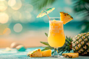 taça com receita de pina colada